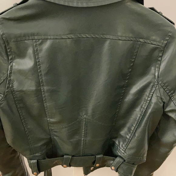 Ci Sono by Cavalini Faux Leather Moto Jacket - Picture 12 of 13